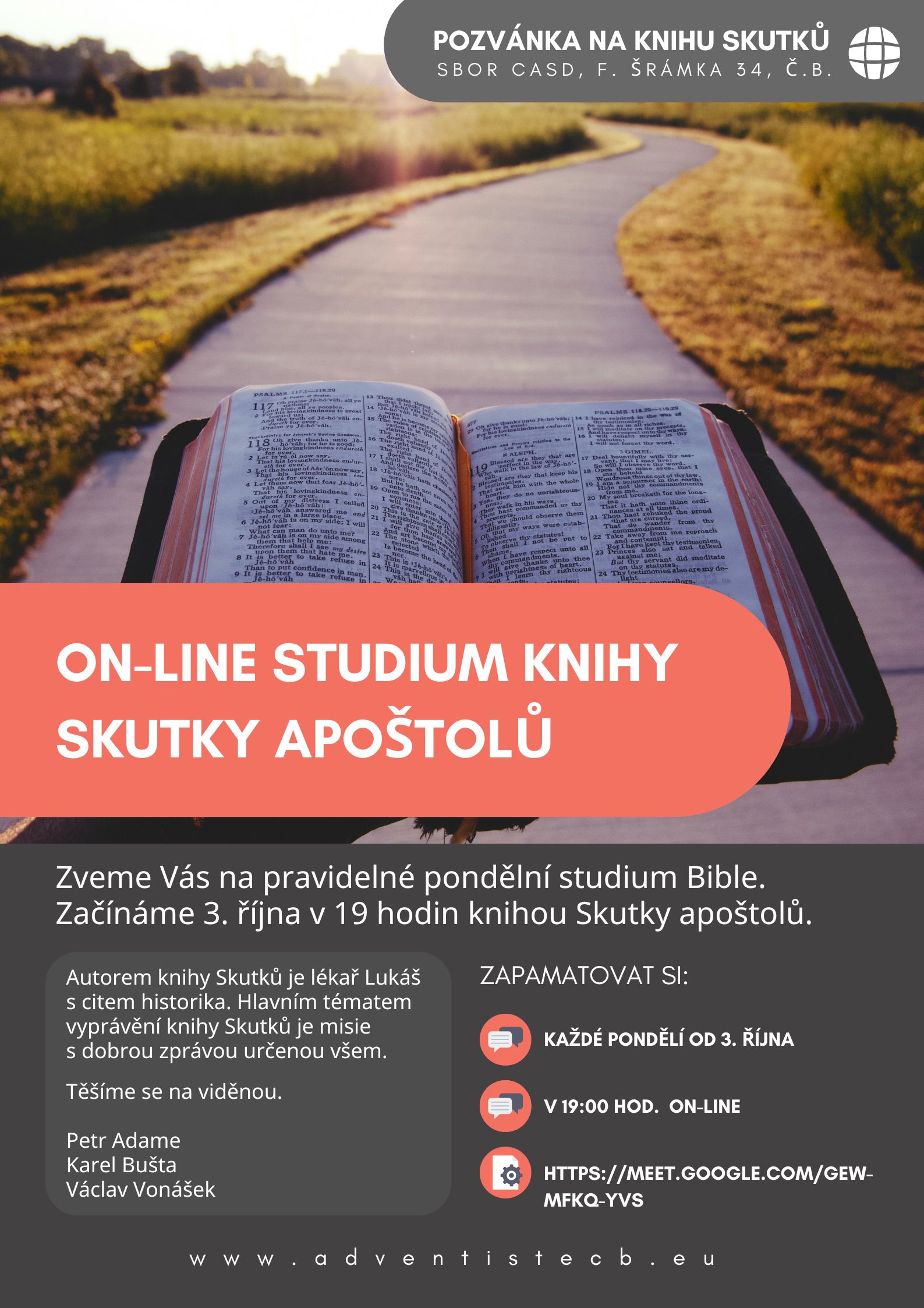 Skutky apoštolů - CASD ČB